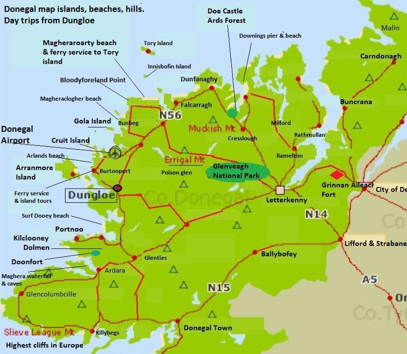 Apartament Dungloe Lakeside Lodging Zewnętrze zdjęcie